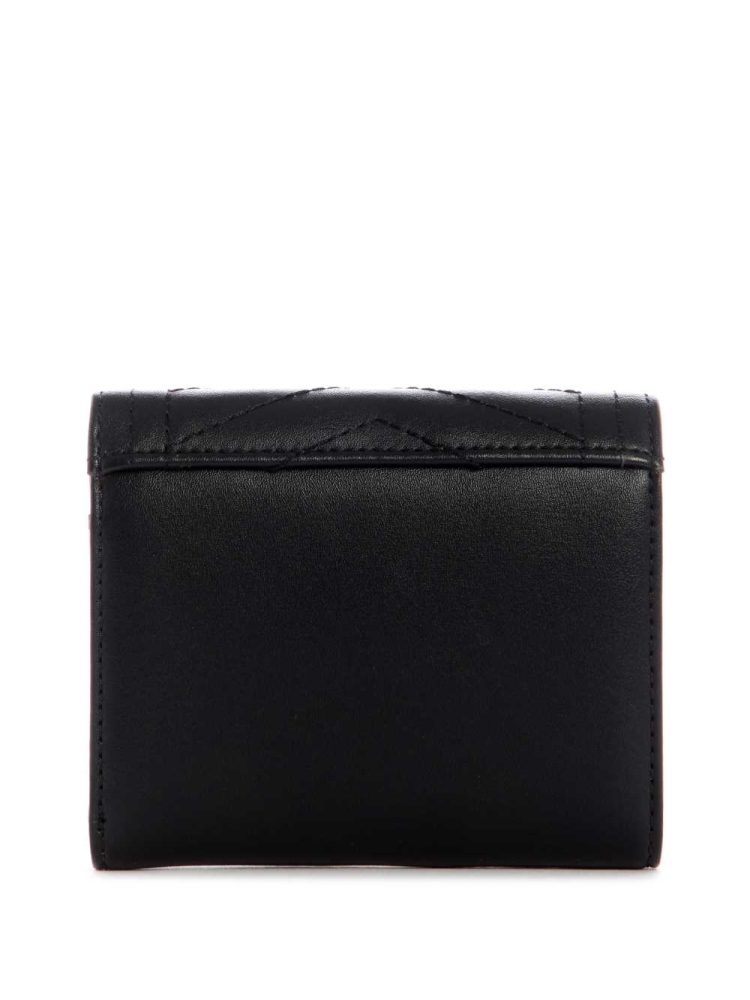 GUESS Lida Trifold Women's Wallets Black | UK7805GYK