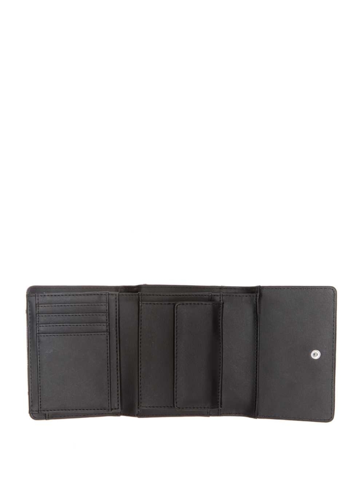 GUESS Lida Trifold Women's Wallets Black | UK7805GYK