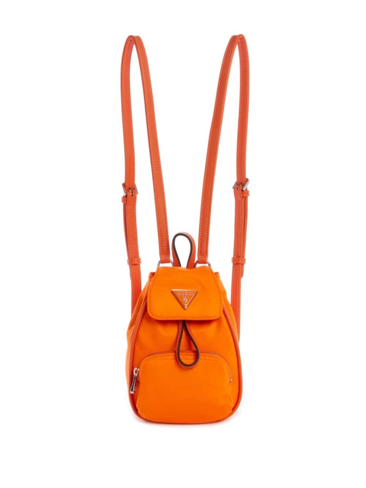 GUESS Little Bay Mini Women\'s Backpacks Orange | UK0739SRW