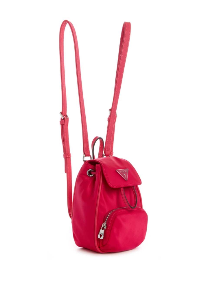 GUESS Little Bay Mini Women's Backpacks Fuchsia | UK2534YXU