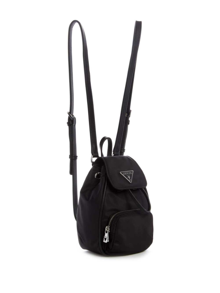 GUESS Little Bay Mini Women's Backpacks Black | UK8653MUX