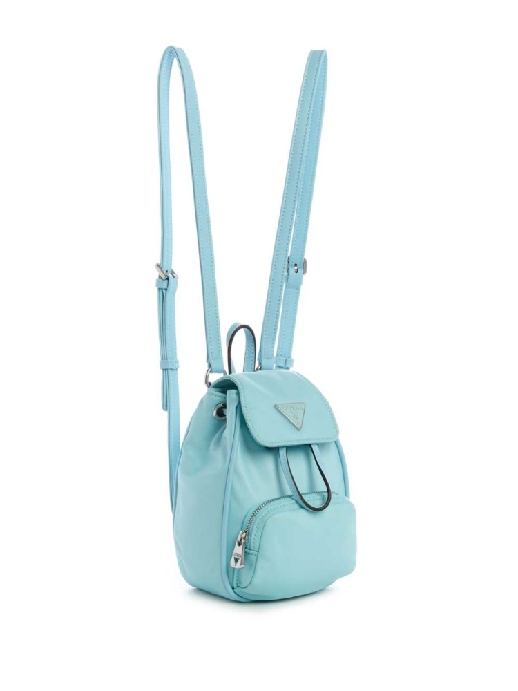 GUESS Little Bay Mini Women's Backpacks Light Turquoise | UK8936XNH