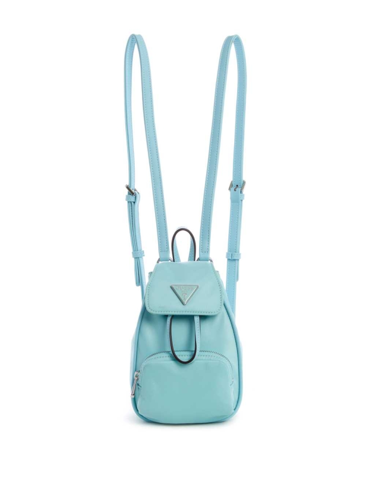 GUESS Little Bay Mini Women\'s Backpacks Light Turquoise | UK8936XNH