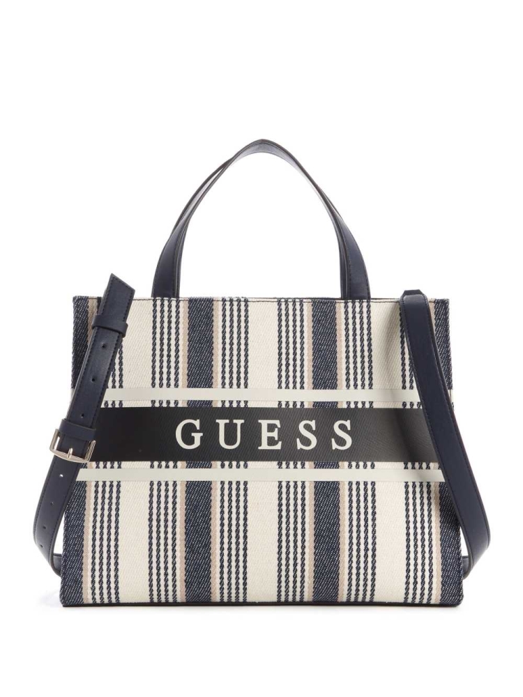 GUESS Monique Small Women\'s Totes Blue | UK0965XVF