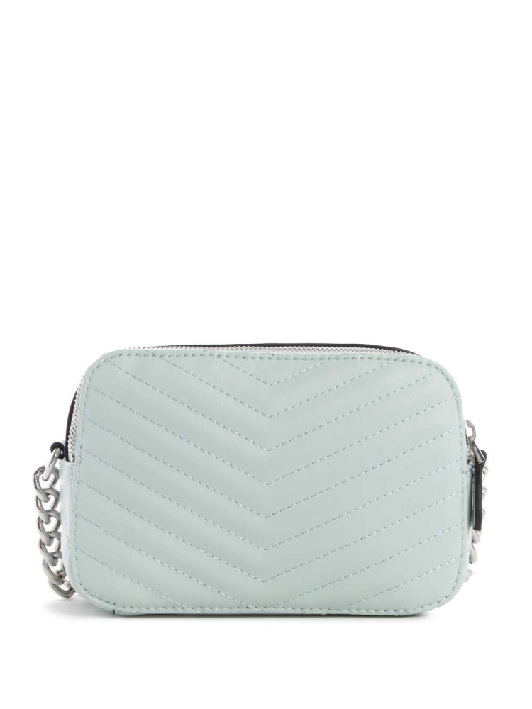 GUESS Noelle Camera Women's Crossbodies Light Turquoise | UK8579FIN