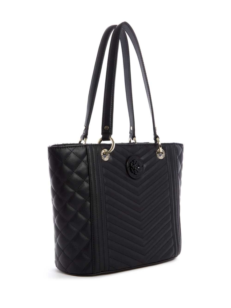 GUESS Noelle Small Elite Women's Totes Black | UK4762MHK