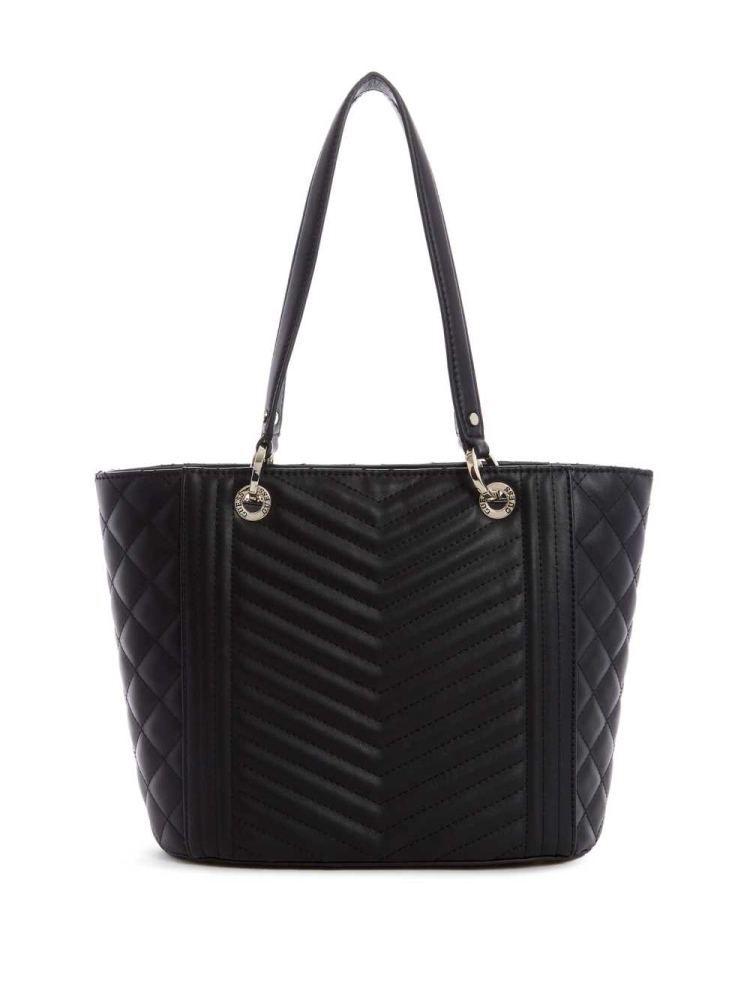 GUESS Noelle Small Elite Women's Totes Black | UK4762MHK