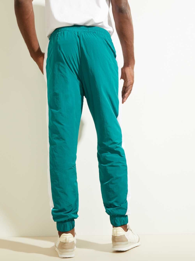 GUESS Nowell Men's Joggers Green | UK5796BJX