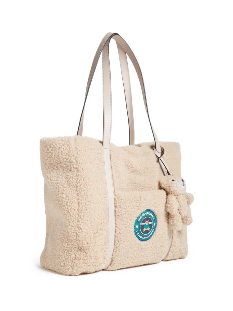 GUESS Originals Bear Women's Totes Brown | UK0531VKT