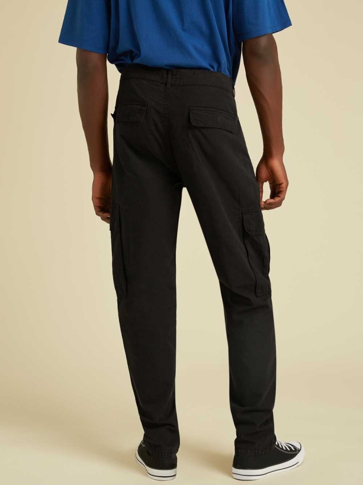 GUESS Originals Kit Cargo Men's Pants Black | UK7805ZRY