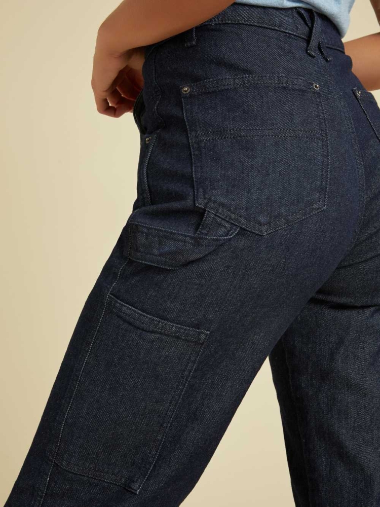 GUESS Originals Kit Carpenter Women's Jeans Dark Wash | UK5139IYC