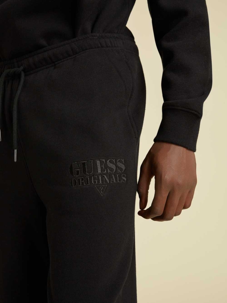 GUESS Originals Kit Men's Joggers Black | UK5036RSX