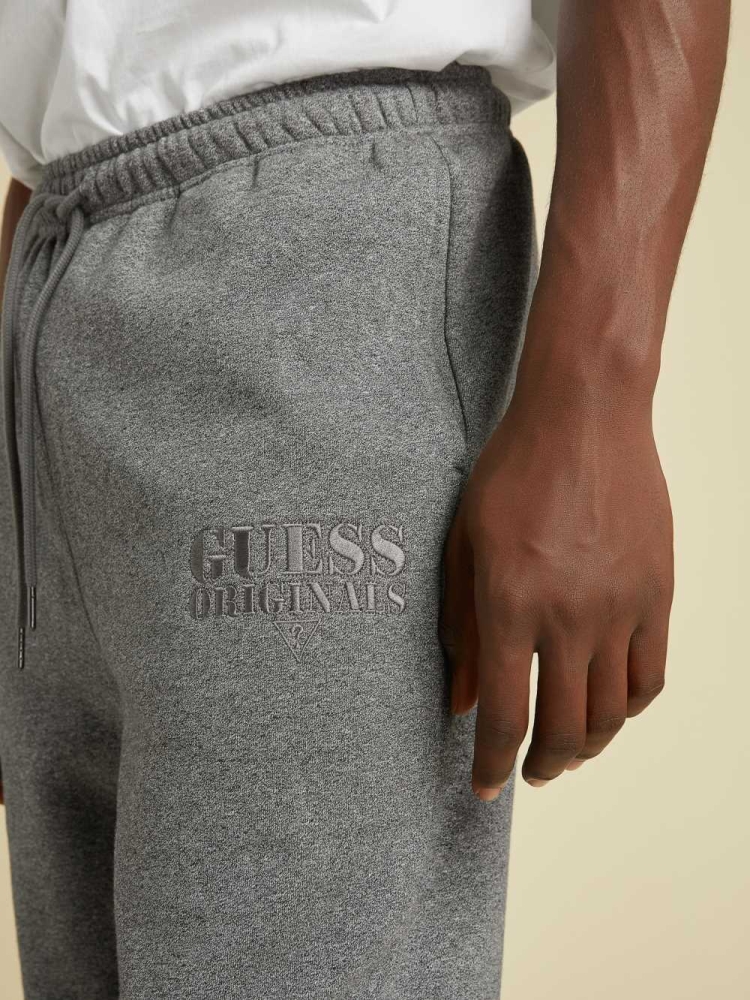 GUESS Originals Kit Men's Joggers Dark Grey | UK6508XZE