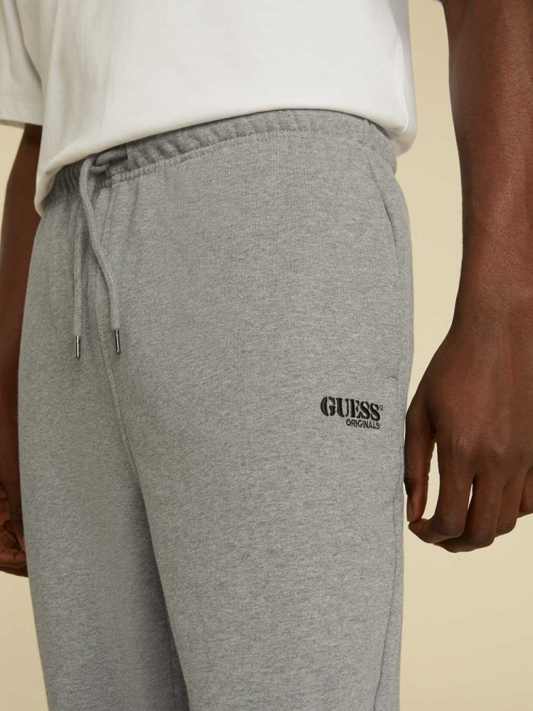 GUESS Originals Kit Men's Joggers Light Grey | UK6280FGX