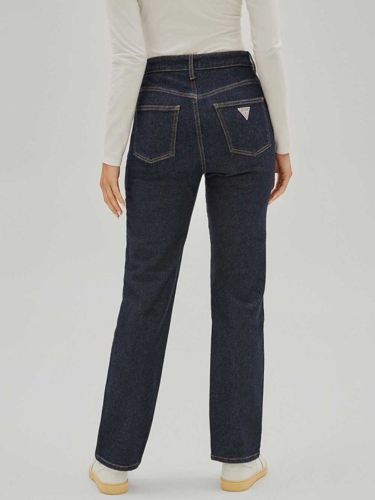 GUESS Originals Mom Women's Jeans Dark Wash | UK6209QSP