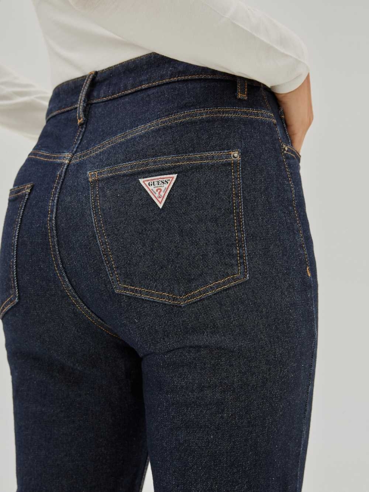 GUESS Originals Mom Women's Jeans Dark Wash | UK6209QSP