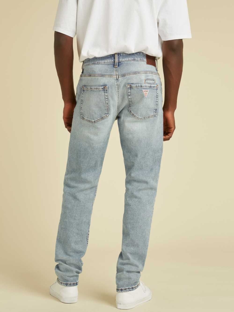 GUESS Originals Slim Straight Men's Jeans Wash | UK1647YQP