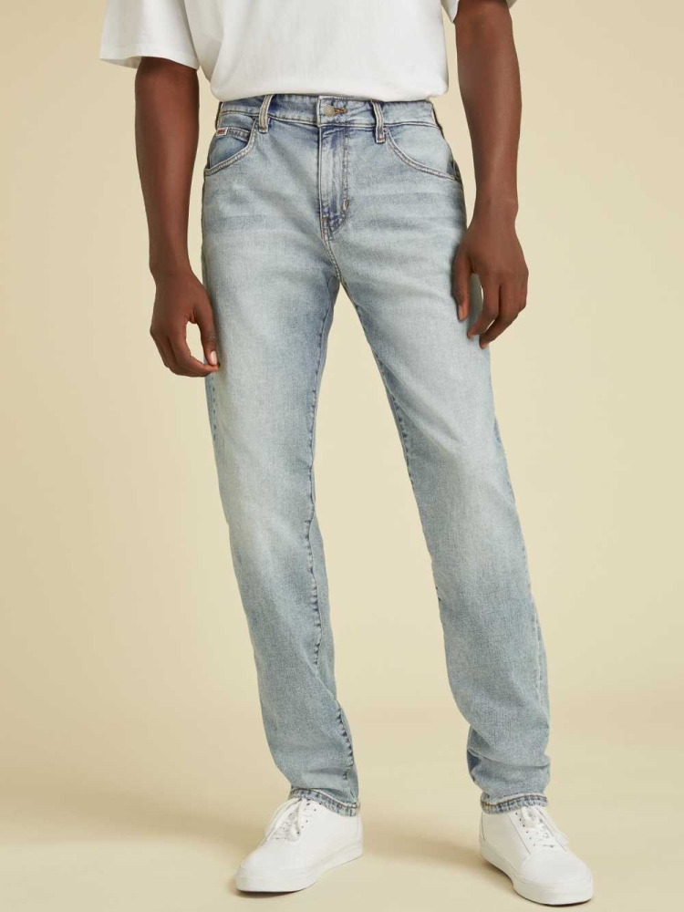 GUESS Originals Slim Straight Men\'s Jeans Wash | UK1647YQP