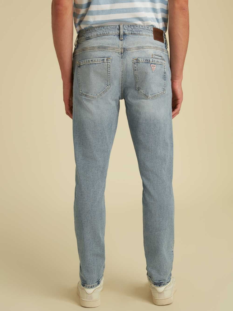 GUESS Originals Slim Straight Men's Jeans Wash | UK6140RPY