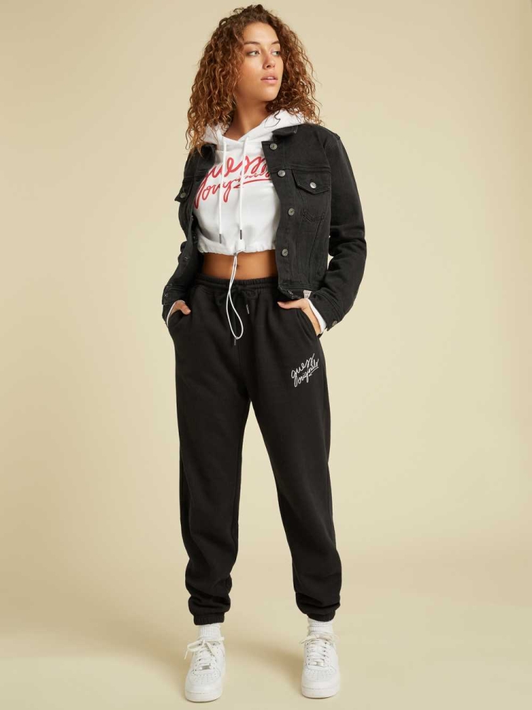 GUESS Originals Women's Sweatpants Black | UK2038JQA