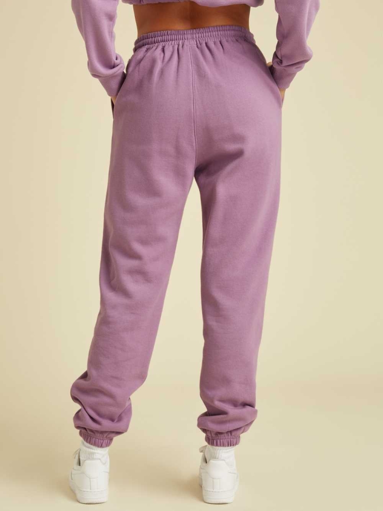 GUESS Originals Women's Sweatpants Purple | UK0829ILF