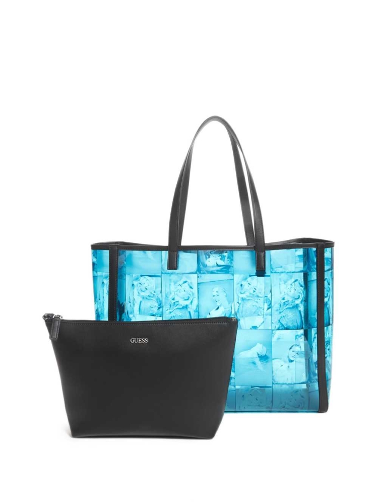 GUESS Originals x Anna Nicole Smith Women's Totes Turquoise | UK2584LYD