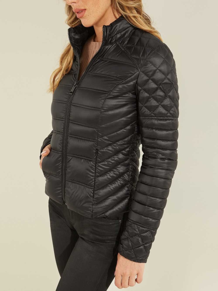 GUESS Orsola Packable Down Women's Jackets Black | UK2576VJC