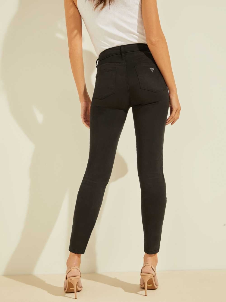 GUESS Pastel Sexy Curve Skinny Women's Jeans Black | UK3015CFG