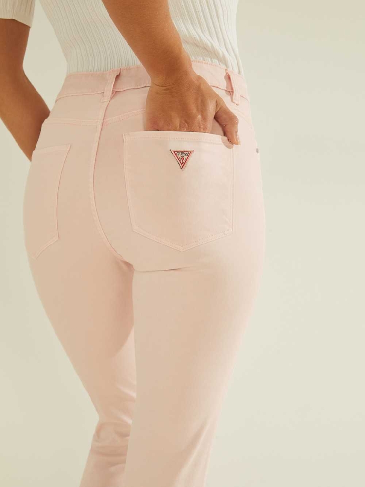 GUESS Pastel Sexy Curve Skinny Women's Jeans Pink | UK4508PQL