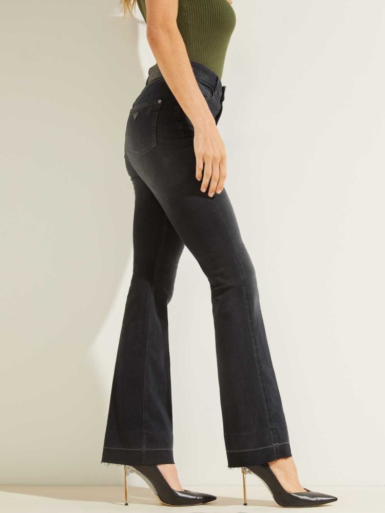 GUESS Pop '70s Bootcut Women's Jeans Black | UK9530MTF