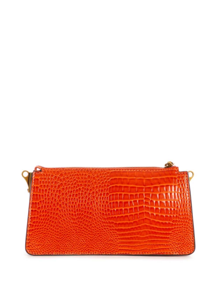 GUESS Raffie Mini Women's Crossbodies Orange | UK6892CBQ