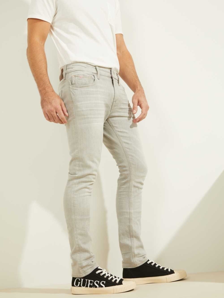 GUESS Sandstone Skinny Men's Jeans Grey | UK6078WTS