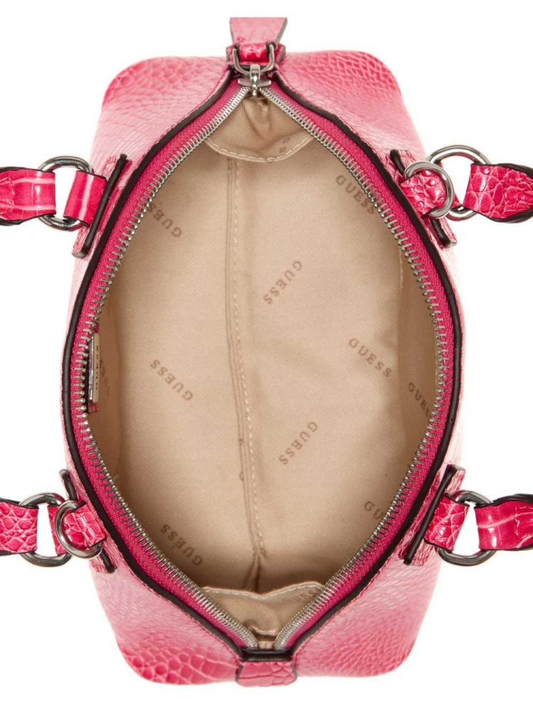 GUESS Shilah Small Dome Women's Crossbodies Fuchsia | UK6935OEJ