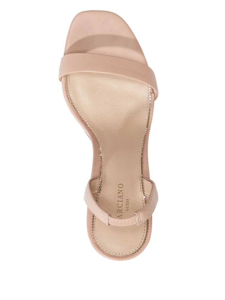 GUESS Single Strap Sling Back Heel Women's Heels Sandals Apricot | UK1235VTY