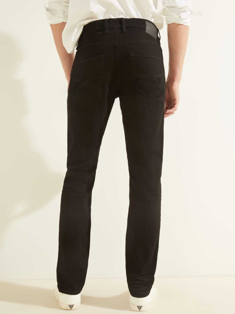 GUESS Slim Straight Men's Jeans Wash | UK7836YHK