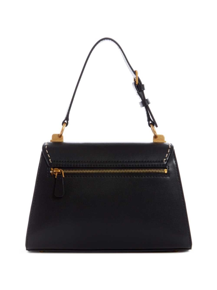 GUESS Stephi Top-Handle Women's Shoulder Bags Black | UK7102DWI