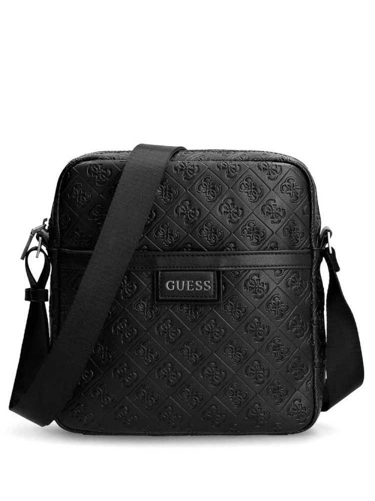 GUESS Vezzola Quattro G Flat Women\'s Crossbodies Black | UK4926HCU